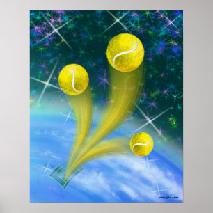Tennis victory, tennis poster