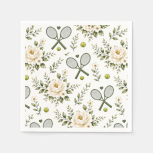 Tennis Wedding Welcome Napkin