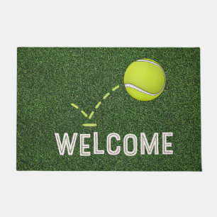 Tennis Welcome Home for Tennis Player    Doormat