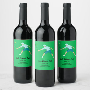 Tennis Wine Label