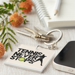 Tennis without limits key ring
