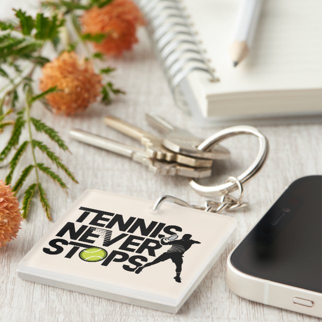 Tennis without limits key ring (Front Right)