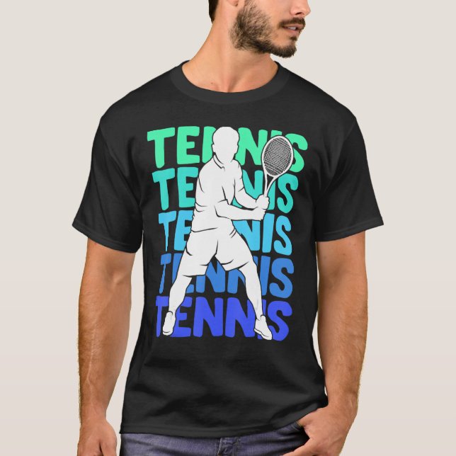 Tennis Youth Men Boys Kids T-Shirt (Front)