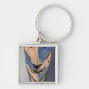 Tenon mask, from Ile de Vao, New Caledonia Key Ring