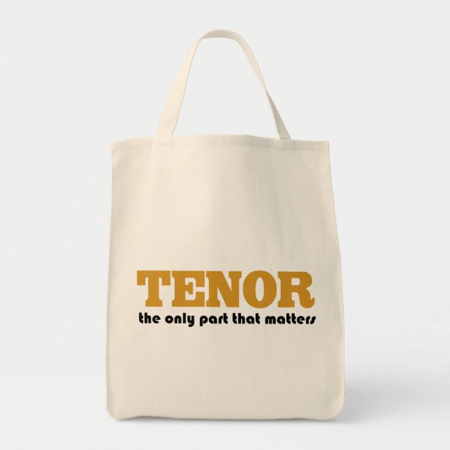 Tenor Attitude Tote Bag (Front)