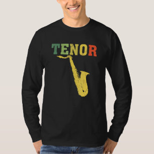 Tenor Saxophone Player Jazz Music T-Shirt