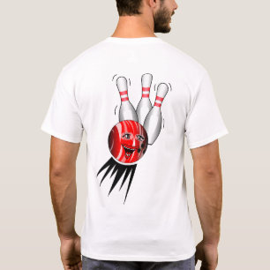 Tenpin Bowling Strike. T-Shirt