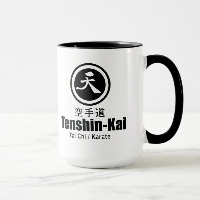 Tenshin-Kai Karate Logo Coffee Mug (Right)