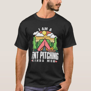 Tent Camper Clothing Outside Wildlife Camping Mum T-Shirt