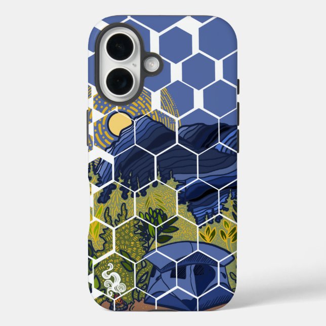 Tent Camping iPhone case (Back)