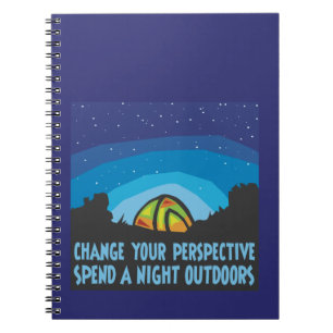 Tent Camping Notebook