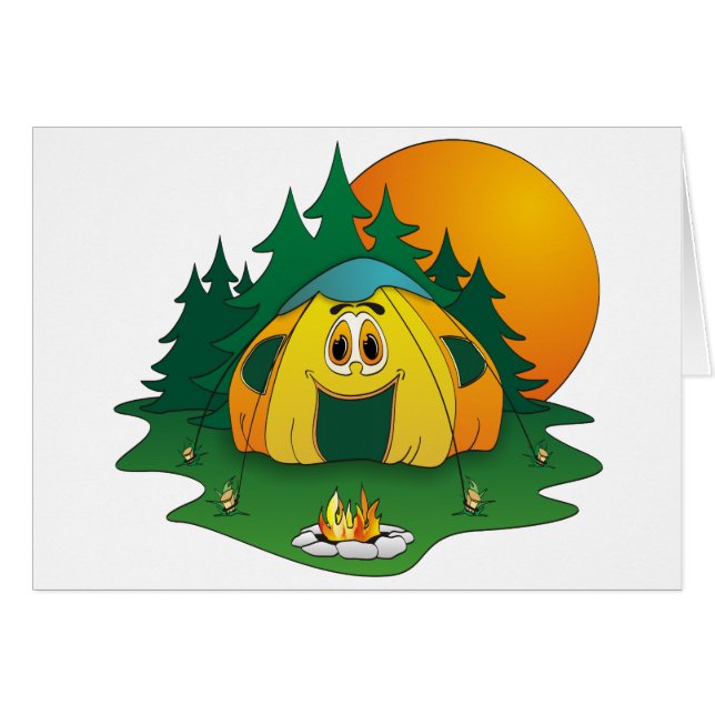 Tent Cartoon (Front Horizontal)