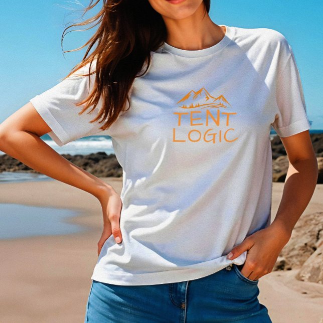 Tent Logic Funny Camper Mountain Tri-Blend Shirt (Creator Uploaded)