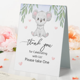 Tent Sign - "Please Take One" Baby Shower.