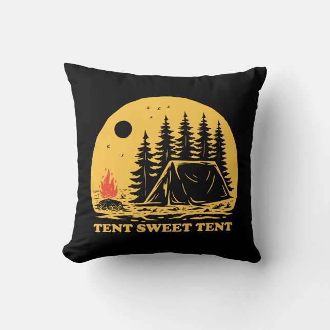 Tent Sweet Tent Cushion (Front)