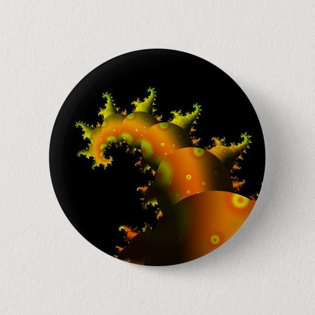 Tentacle Fractal Button (Front)