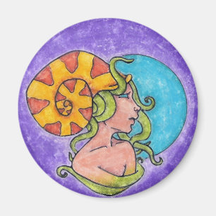 Tentacle Girl Magnet