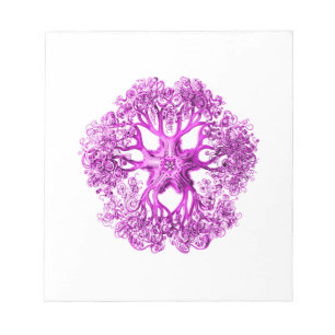 Tentacle Section in Pink Notepad