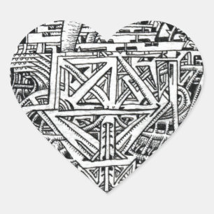 Tentacle Tank by Brian Benson Heart Sticker