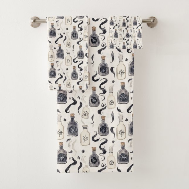 Tentacle Tinctures – Alchemy in Motion Bath Towel Set (Insitu)