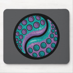 Tentacle Yin Yang Mouse Pad