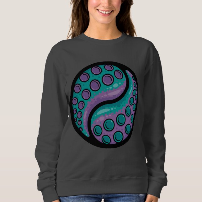 Tentacle Yin Yang Sweatshirt (Front)