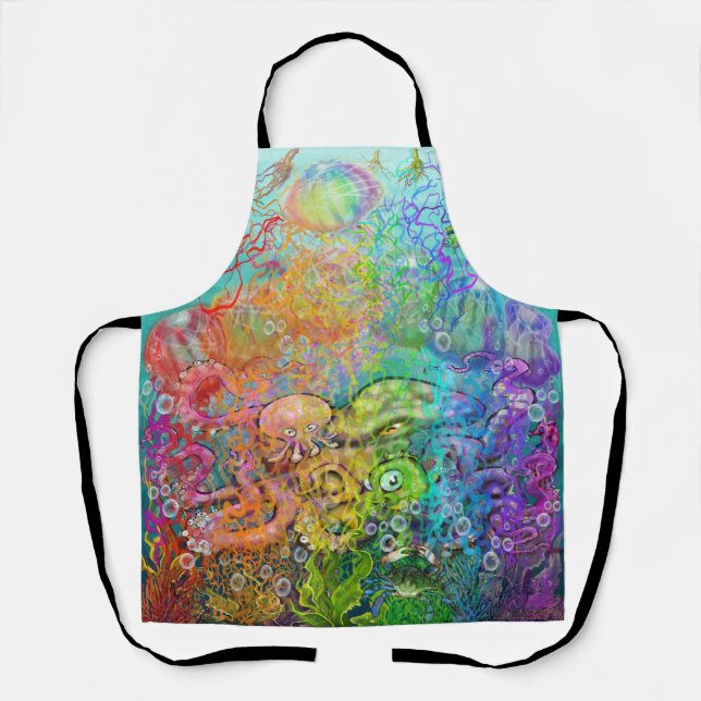 Tentacles All-Over Print Apron (Front)