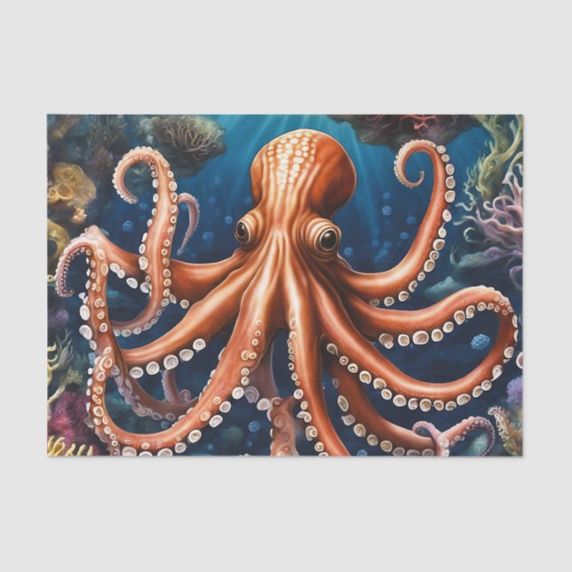 Tentacles Deep Sea Tissue Paper (Front)