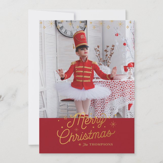 TENTH DAY OF CHRISTMAS / Christmas Photo Card (Front)