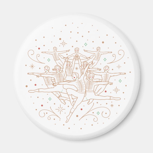 Tenth Day of Christmas Magnet (Front)