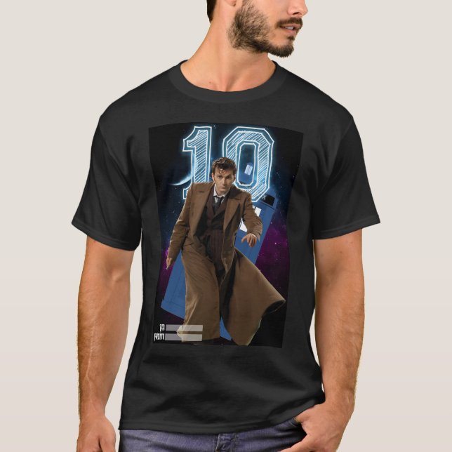 Tenth Doctor - Greeting Card T-Shirt (Front)