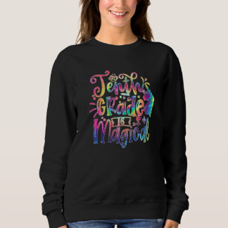 Tenth Grade Is Magical Unicorn Tie Dye Back To Sch Sweatshirt