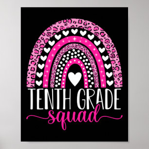 Tenth Grade Squad Team 10th Grade Teacher Ck To Sc Poster