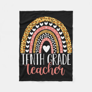 Tenth Grade Teacher 10th Grade Teacher Ck To Schoo Fleece Blanket