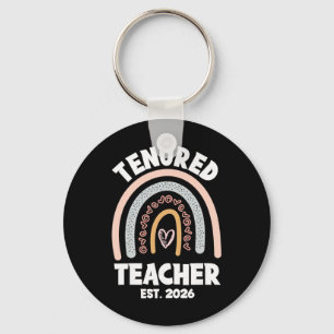 Tenured Teacher 2026 Women With Tenure Promotion S Key Ring