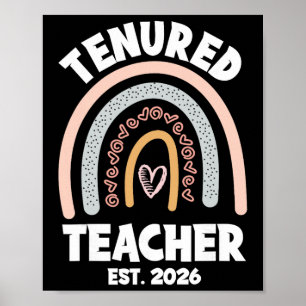 Tenured Teacher 2026 Women With Tenure Promotion S Poster