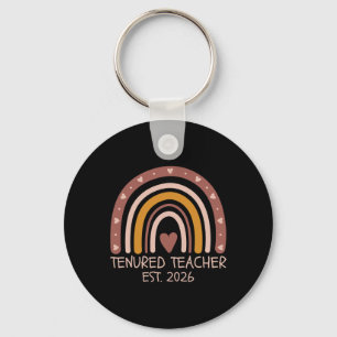 Tenured Teacher Est 2026 Tenure Promotion Women Pr Key Ring