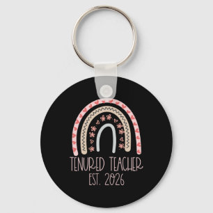 Tenured Teacher Women With Tenure 2026 Middle High Key Ring