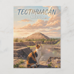 Teotihuacán Archaeological Zone Mexico Postcard