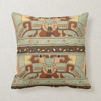 Teotihuacan Vintage Illustration Cushion