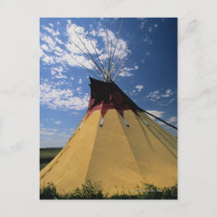Tepee near Little Bighorn Battlefield Postcard