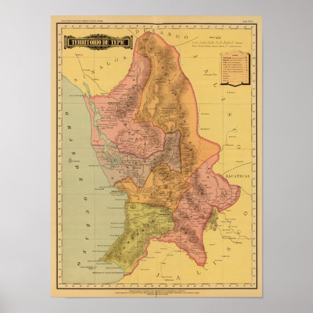 Tepic, Nayarit Poster (Front)