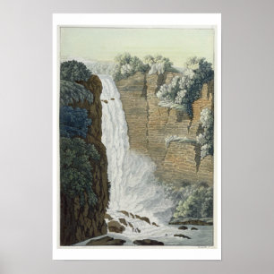 Tequendama Waterfall on the Bogota river, Colombia Poster