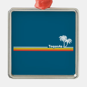 Tequesta Florida Metal Ornament