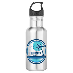 Tequesta Florida Palm Tree Birds 532 Ml Water Bottle