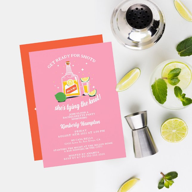 Tequila Bachelorette Party Invitation (Creator Uploaded)