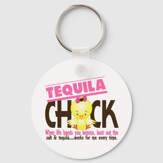 Tequila Chick Key Ring (Front)