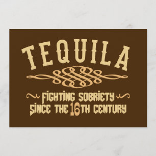TEQUILA custom invitation