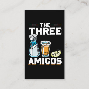 Tequila Drinking Fun Salt Lime Humour Alcohol Joke Business Card