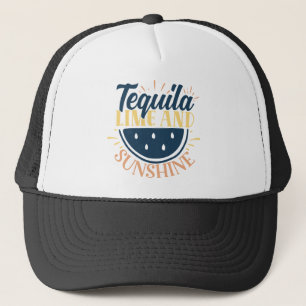 Tequila Lime And Sunshine Trucker Hat